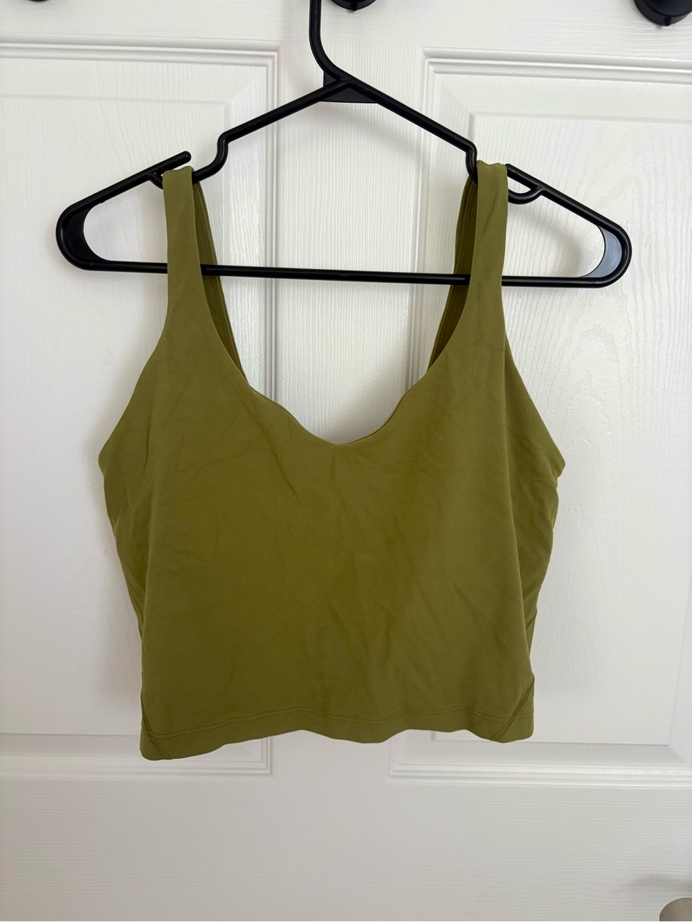 Lululemon align tank Olive Green Scoop Neck Women's Tank Top